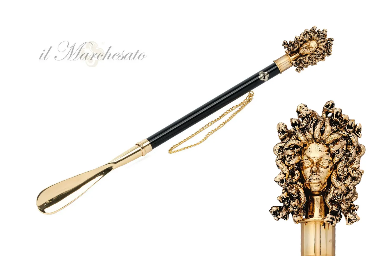 il Marchesato Gold plated shoehorn