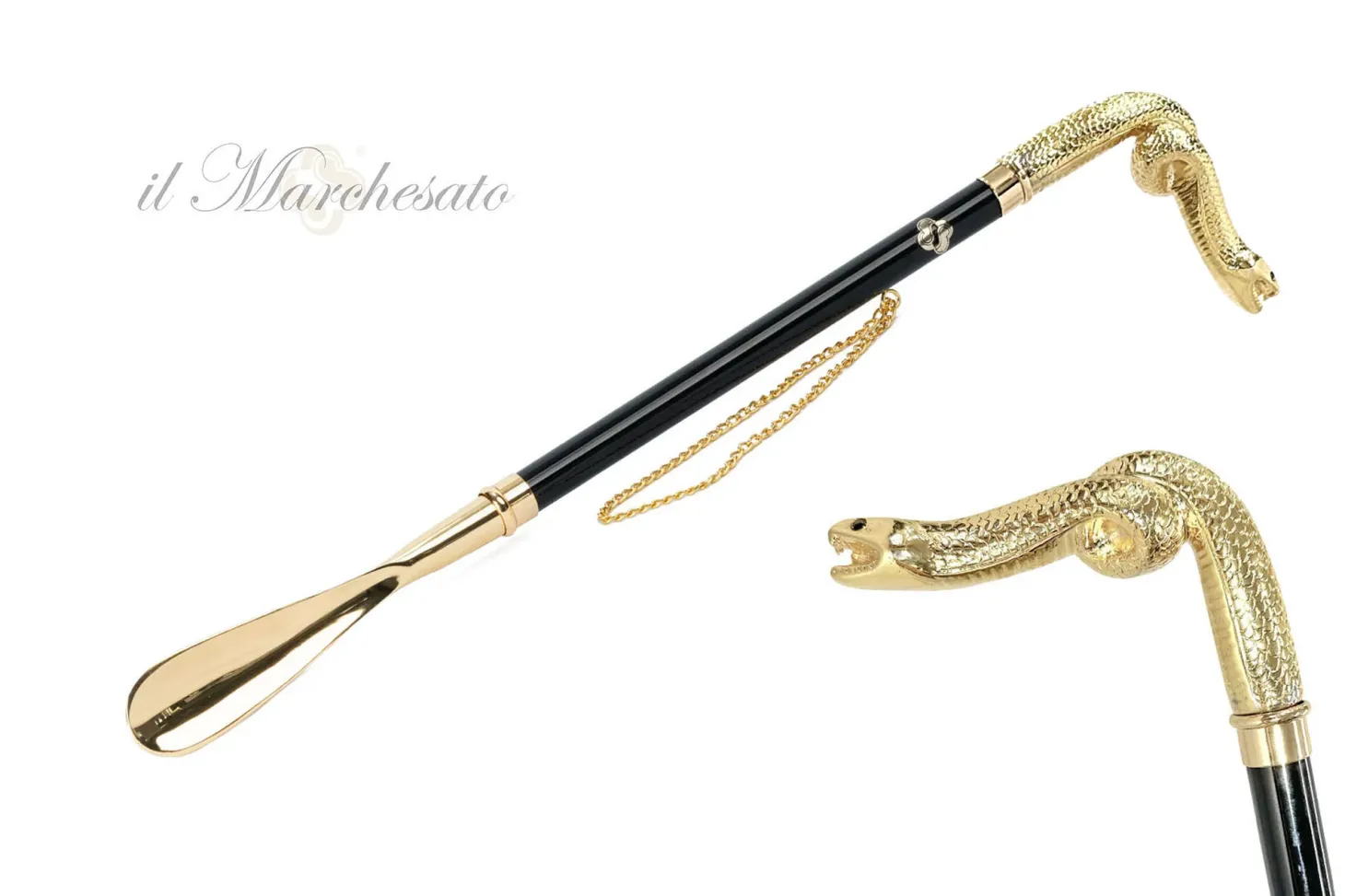 il Marchesato Gold plated shoehorn