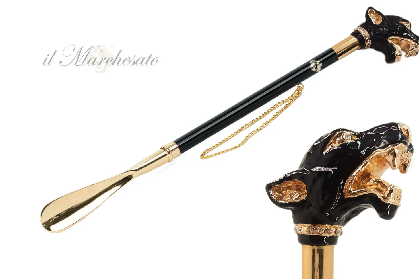 il Marchesato Gold plated shoehorn