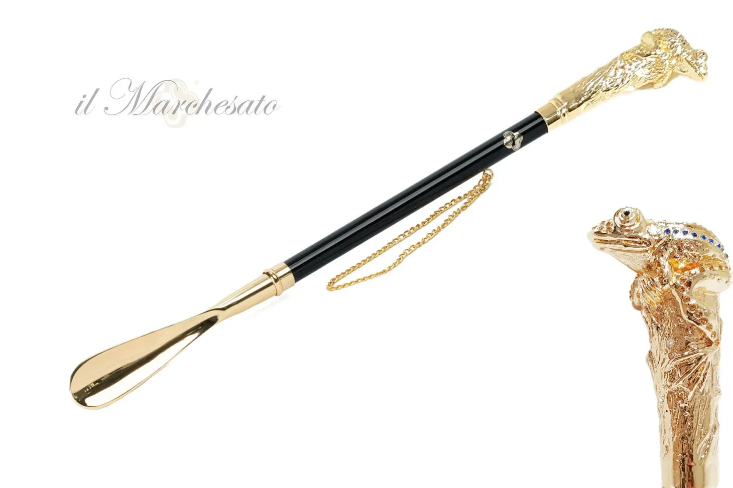 il Marchesato Gold plated shoehorn