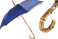 il Marchesato Handmade Whanghee Bamboo-Gentlemen's Umbrella with dots