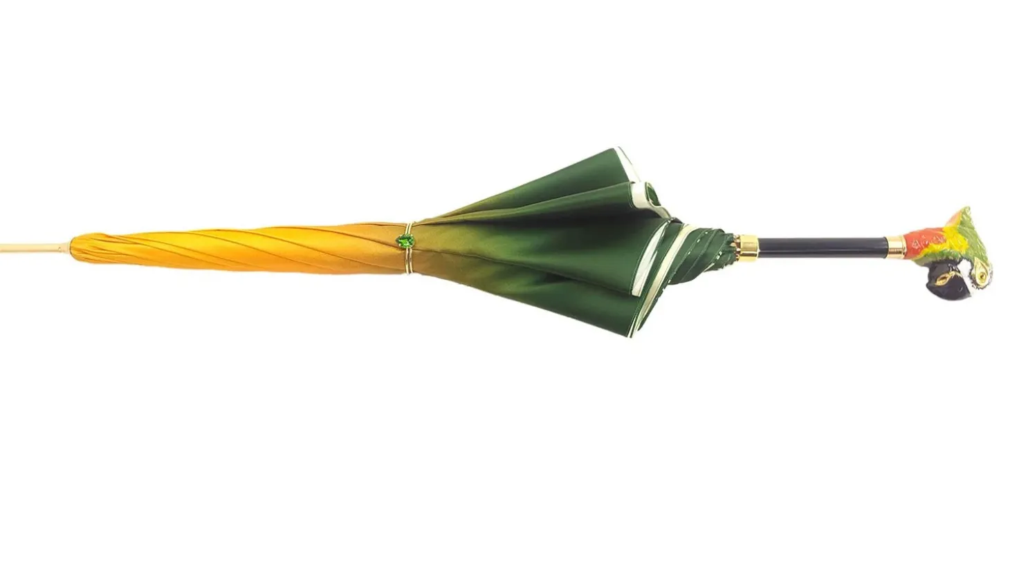 il Marchesato Luxury Parrot Umbrella, Double Cloth