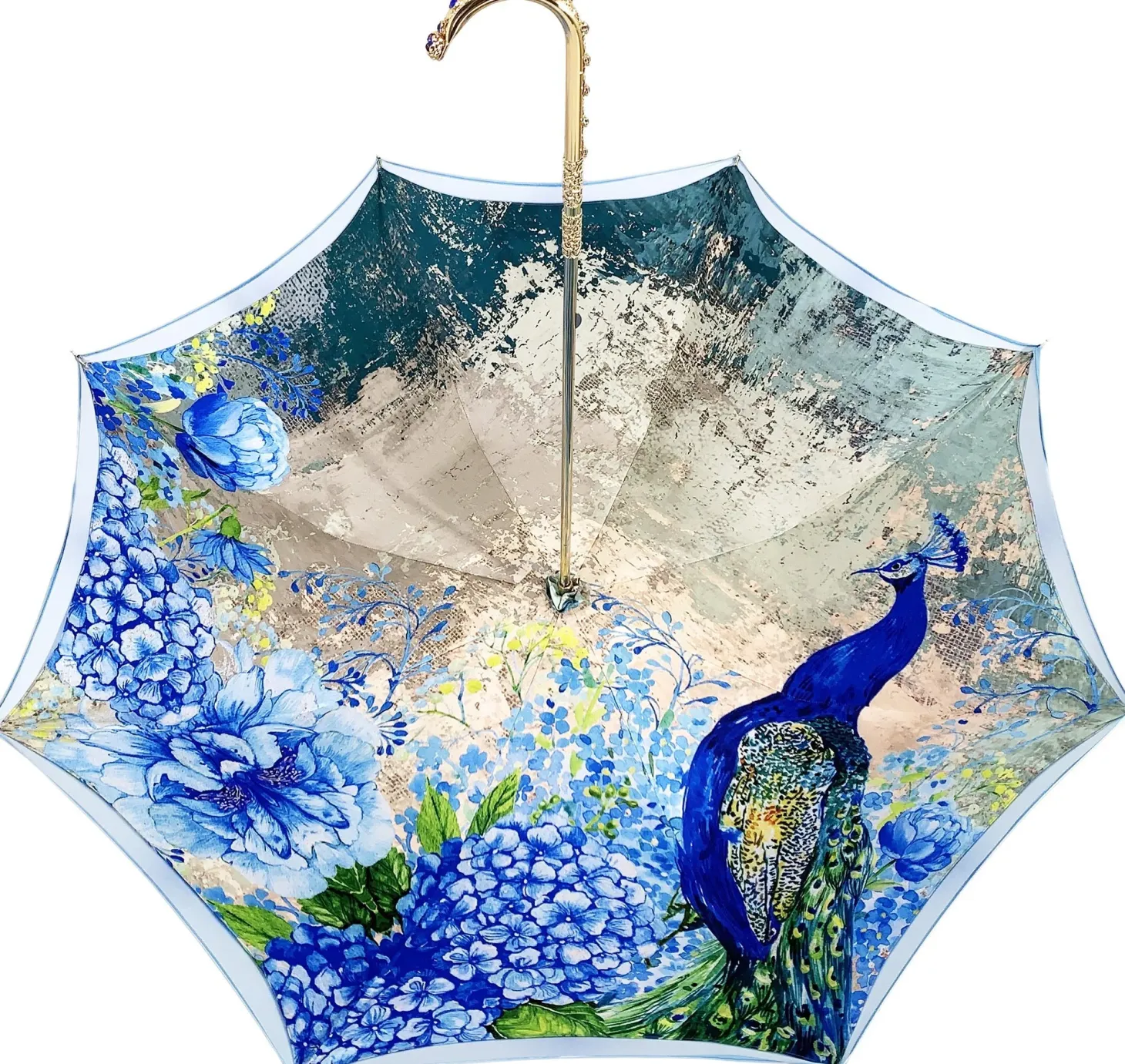 il Marchesato Luxury Peacock Umbrella