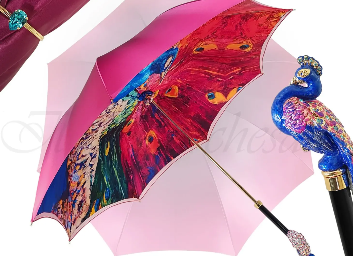 il Marchesato Peacock Umbrella