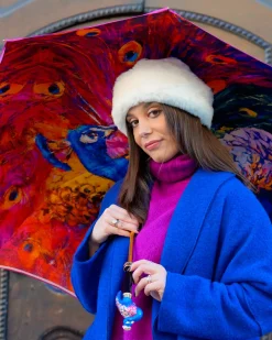 il Marchesato Peacock Umbrella
