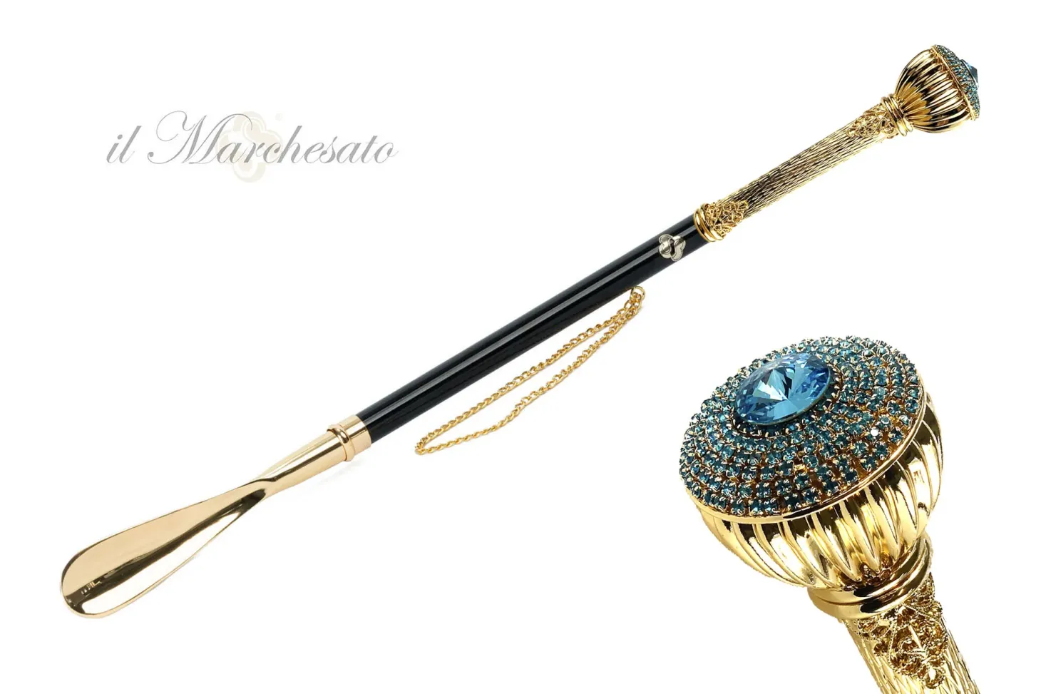 il Marchesato Silver plated shoehorn