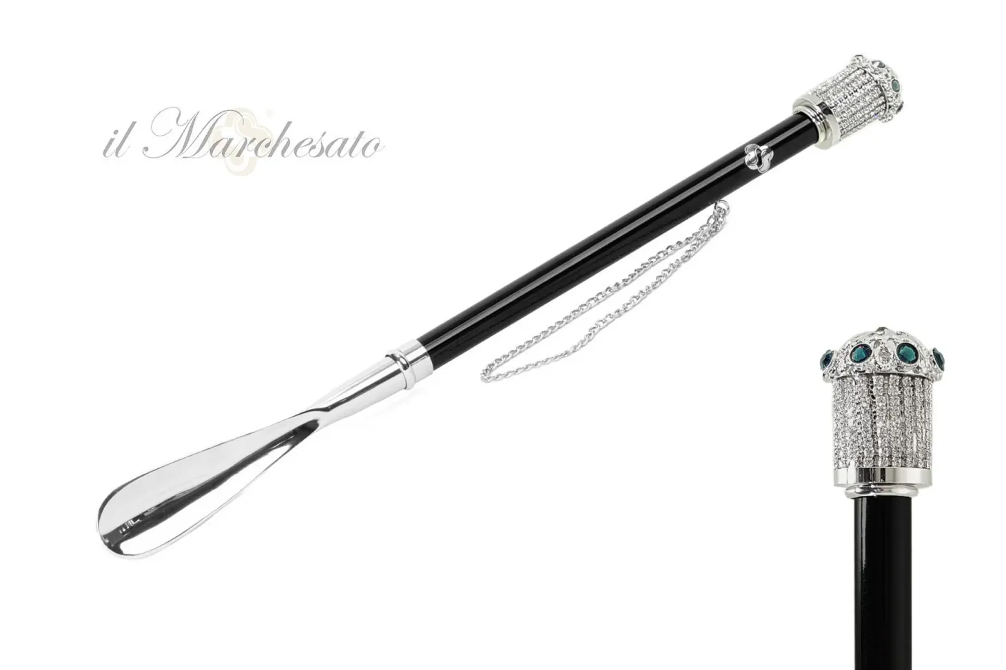 il Marchesato Silver plated shoehorn