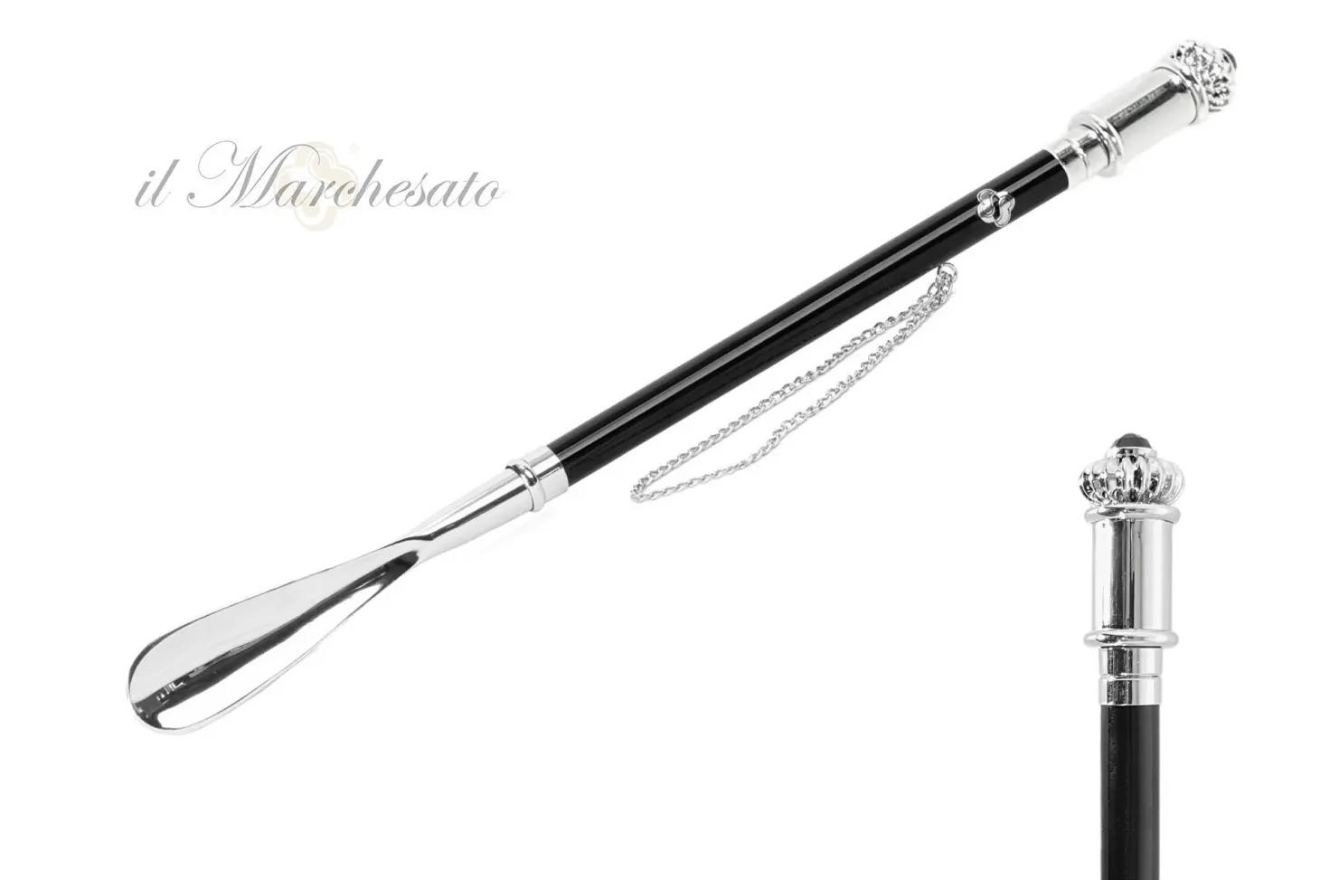 il Marchesato Silver plated shoehorn