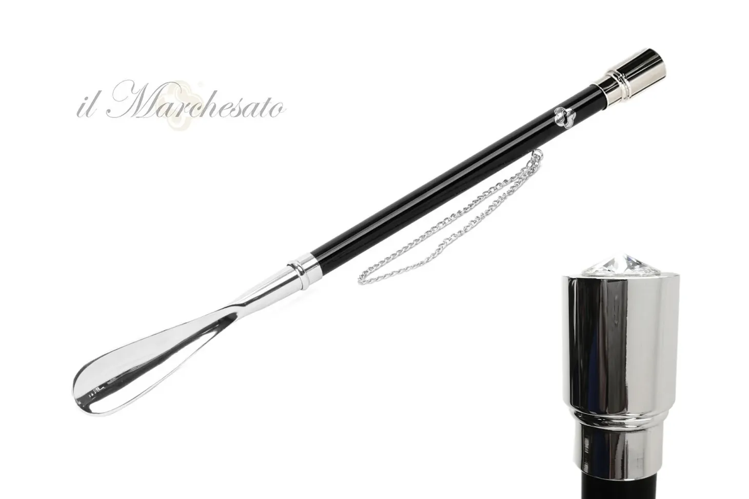 il Marchesato Silver plated shoehorn