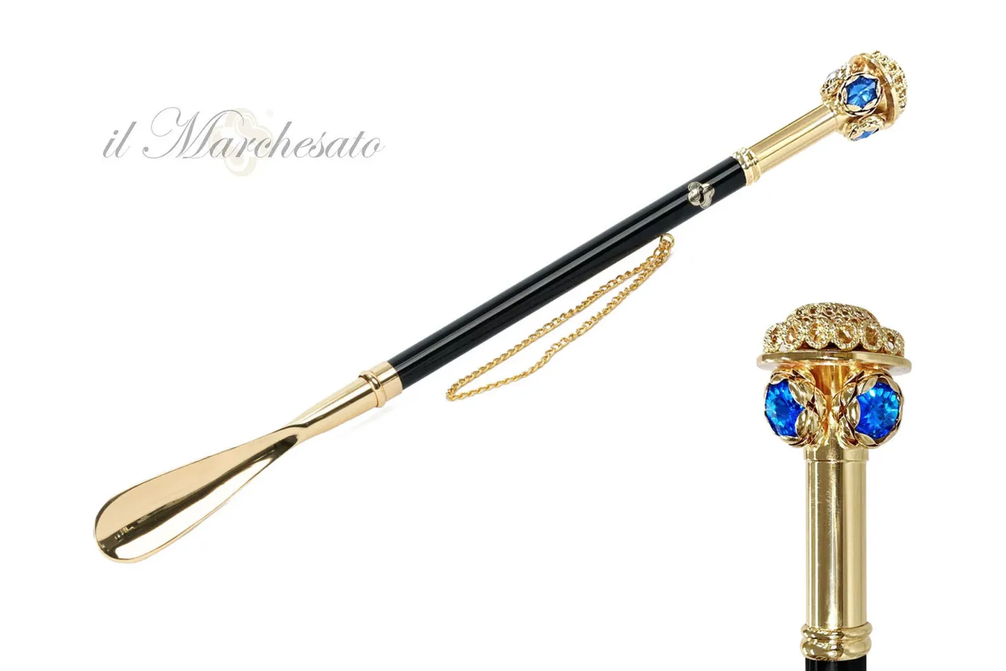 il Marchesato Silver plated shoehorn