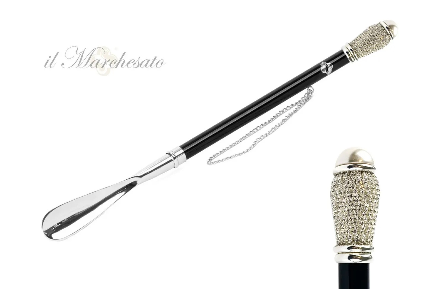 il Marchesato Silver plated shoehorn