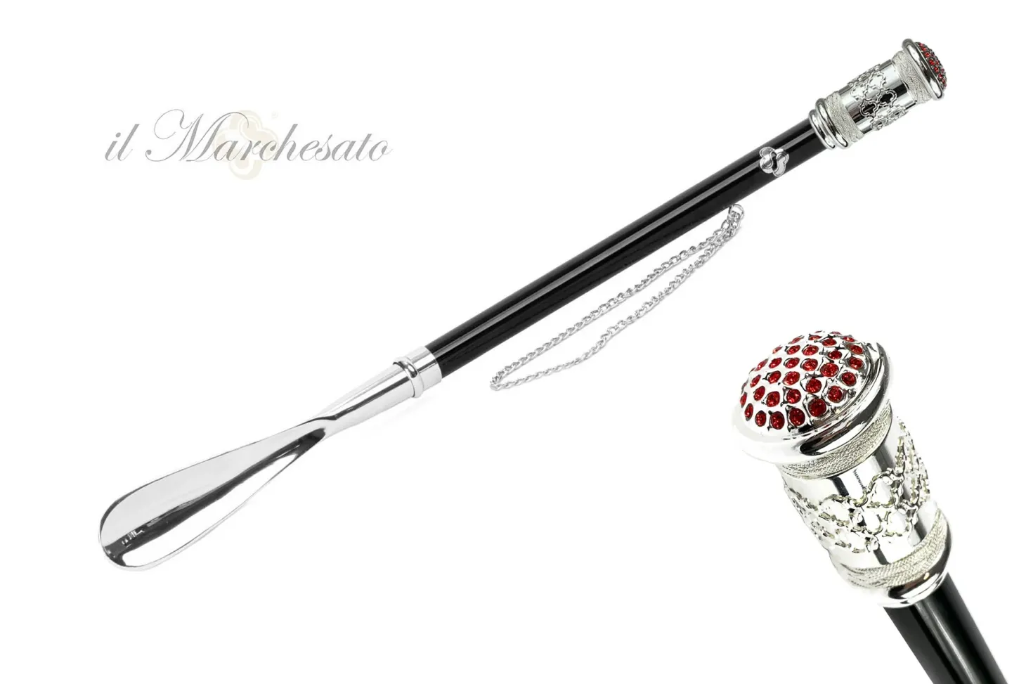 il Marchesato Silver plated shoehorn
