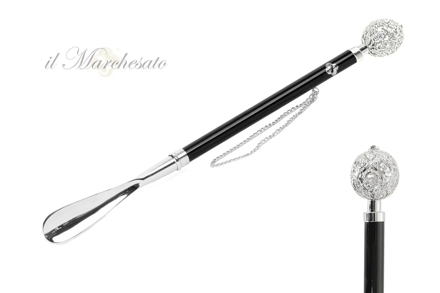 il Marchesato Silver plated shoehorn