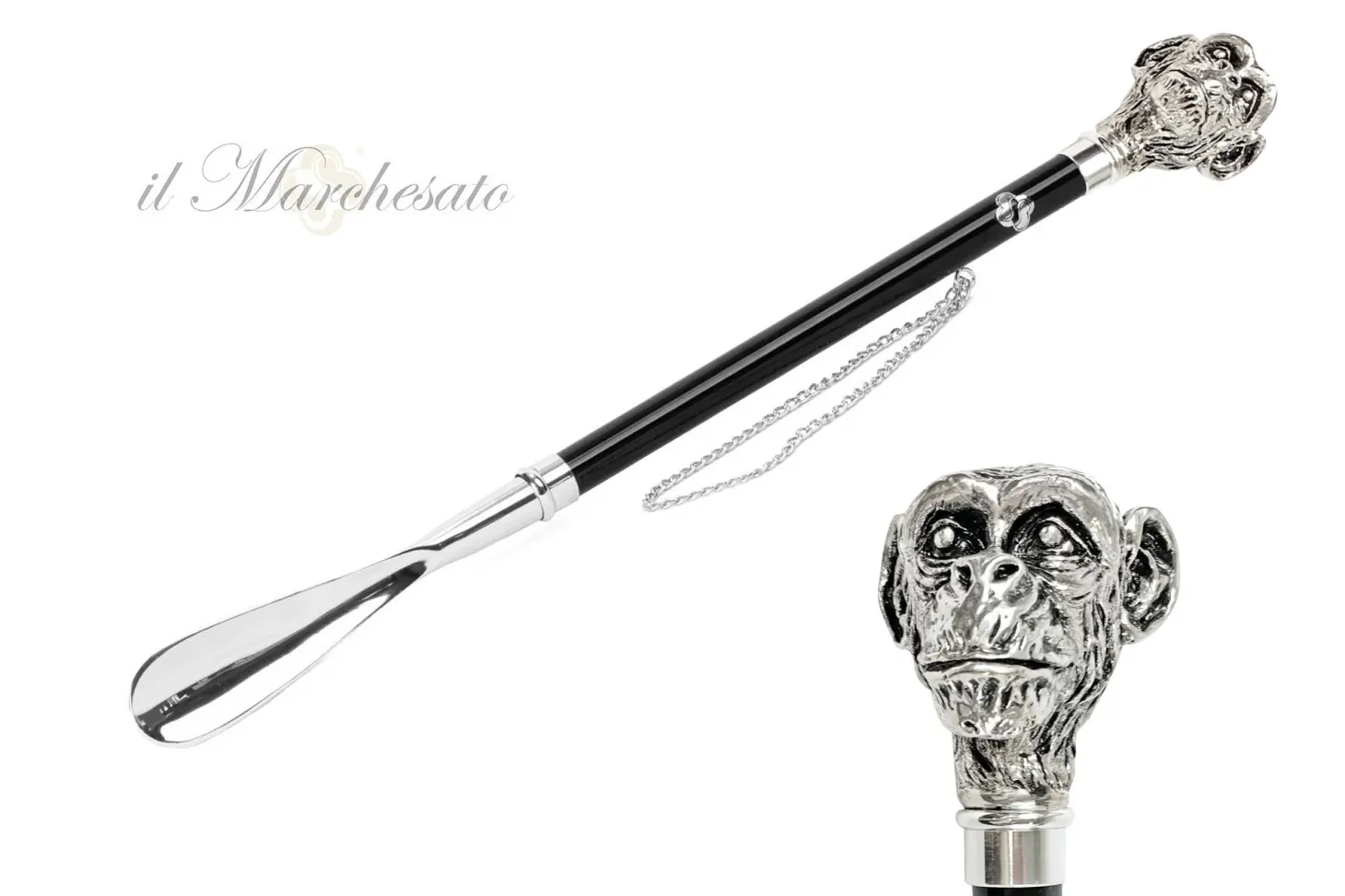 il Marchesato Silver plated shoehorn