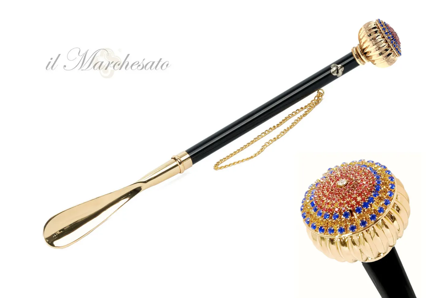 il Marchesato Silver plated shoehorn