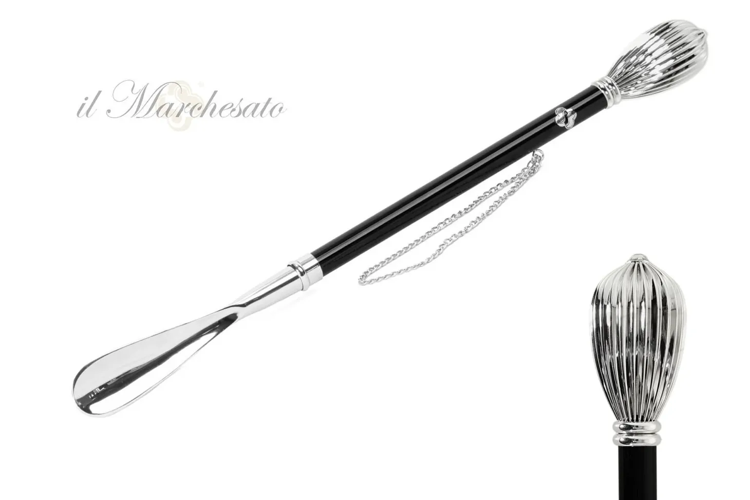 il Marchesato Silver plated shoehorn