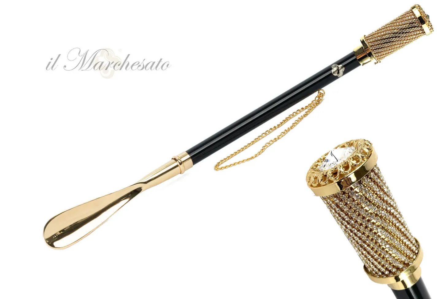 il Marchesato Silver plated shoehorn
