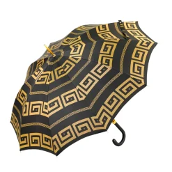 Italian Greek Design with Leather handle Umbrella