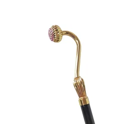 Ladies Walking stick with amethyst crystals