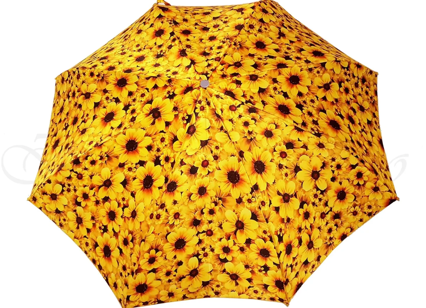 Lightweight Yellow Floral Umbrella