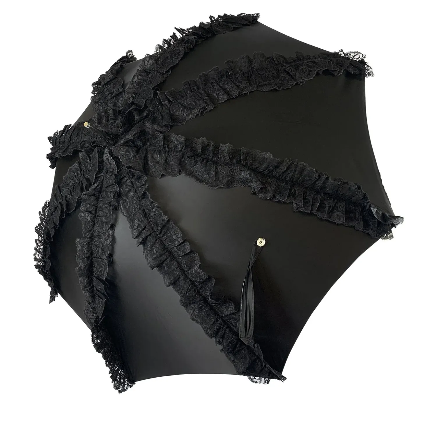 Limited collection - umbrella with Black lace - exclusive "ilMarchesat