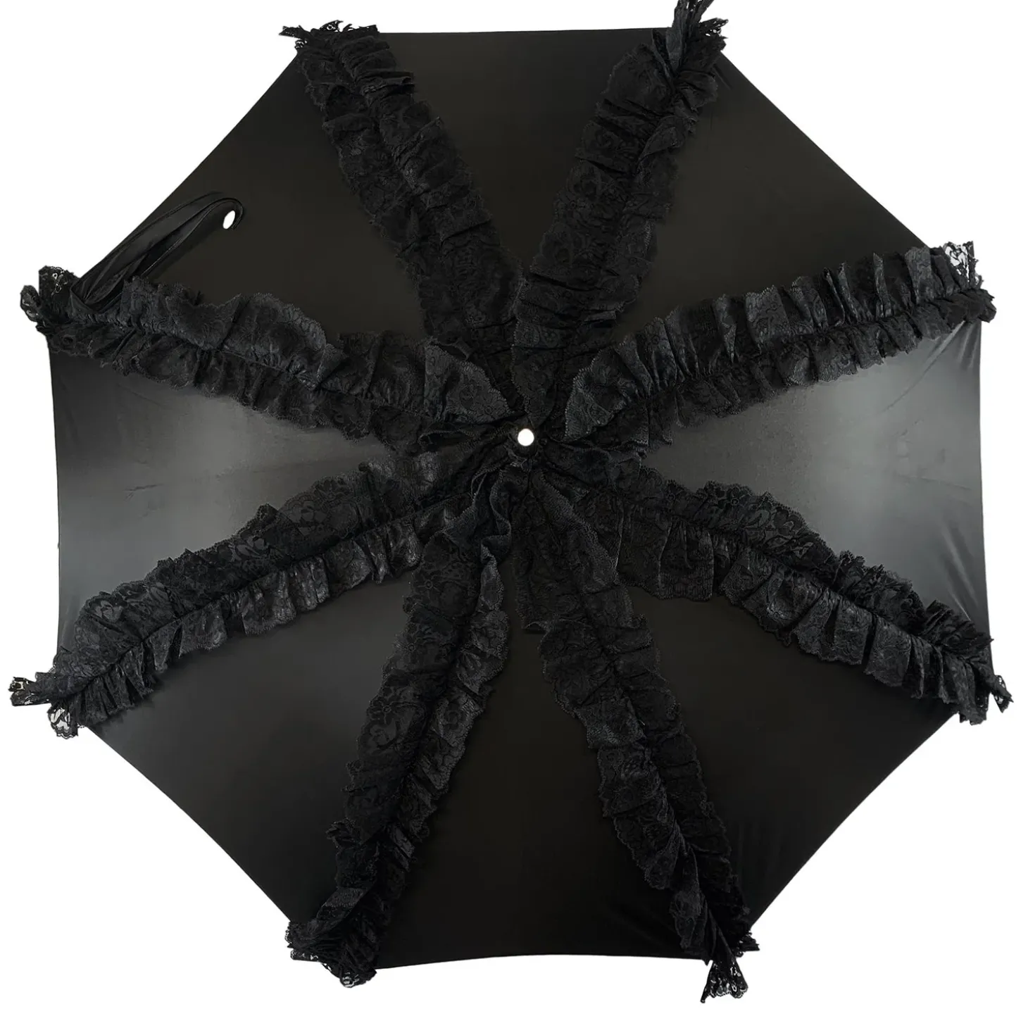 Limited collection - umbrella with Black lace - exclusive "ilMarchesat