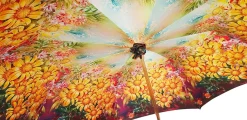 Lovely Fuchsia Shade Umbrella, New Flowered Exclusive By il Marchesato