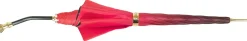 Lovely Red Shade Umbrella, New Flowered Exclusive By il Marchesato