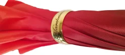 Lovely Red Shade Umbrella, New Flowered Exclusive By il Marchesato