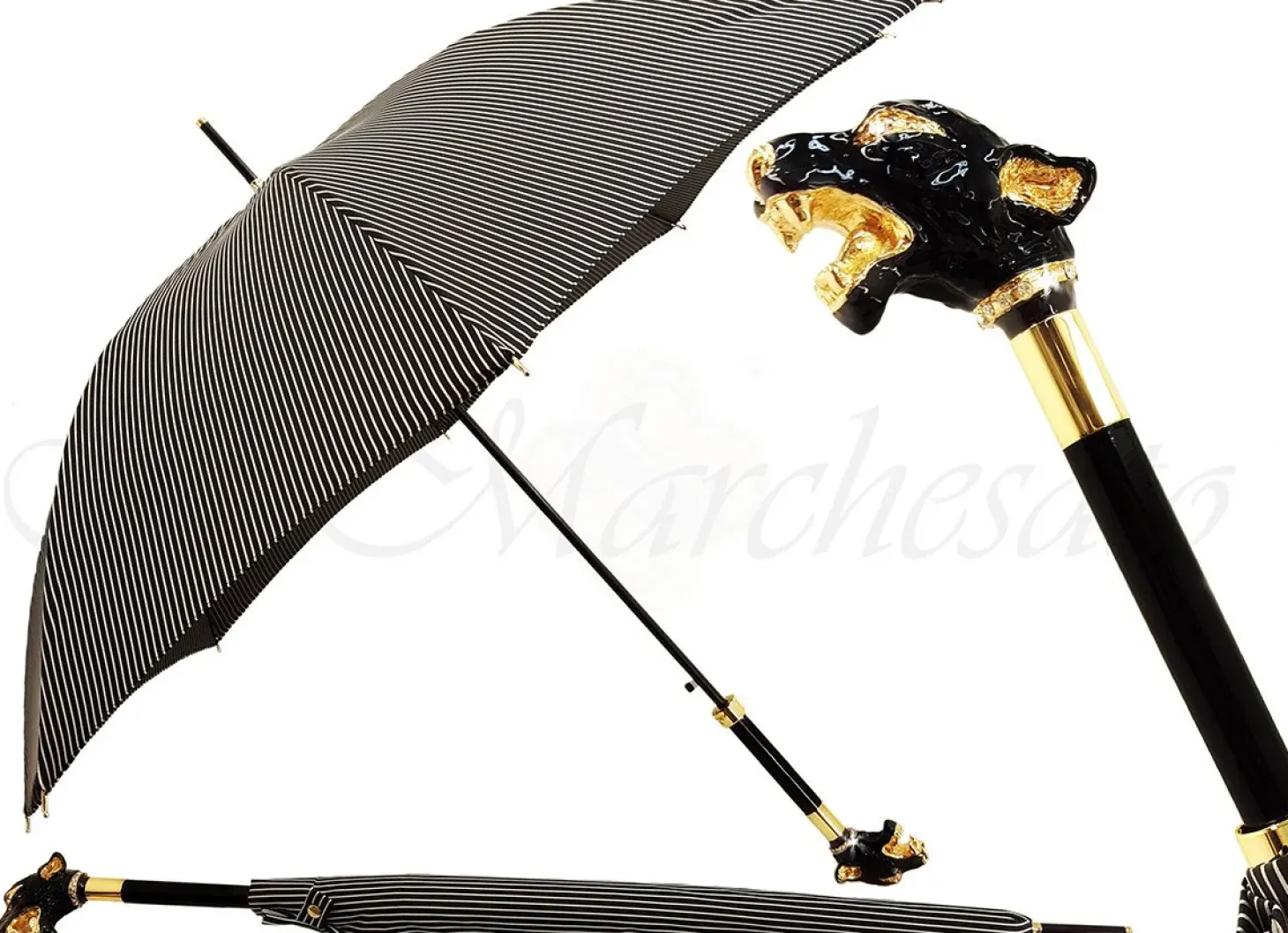 Luxurious Enameled Dog Luxury men's Umbrella