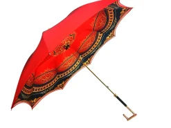 Luxurious Red Umbrella, Double Cloth - Abstract Design