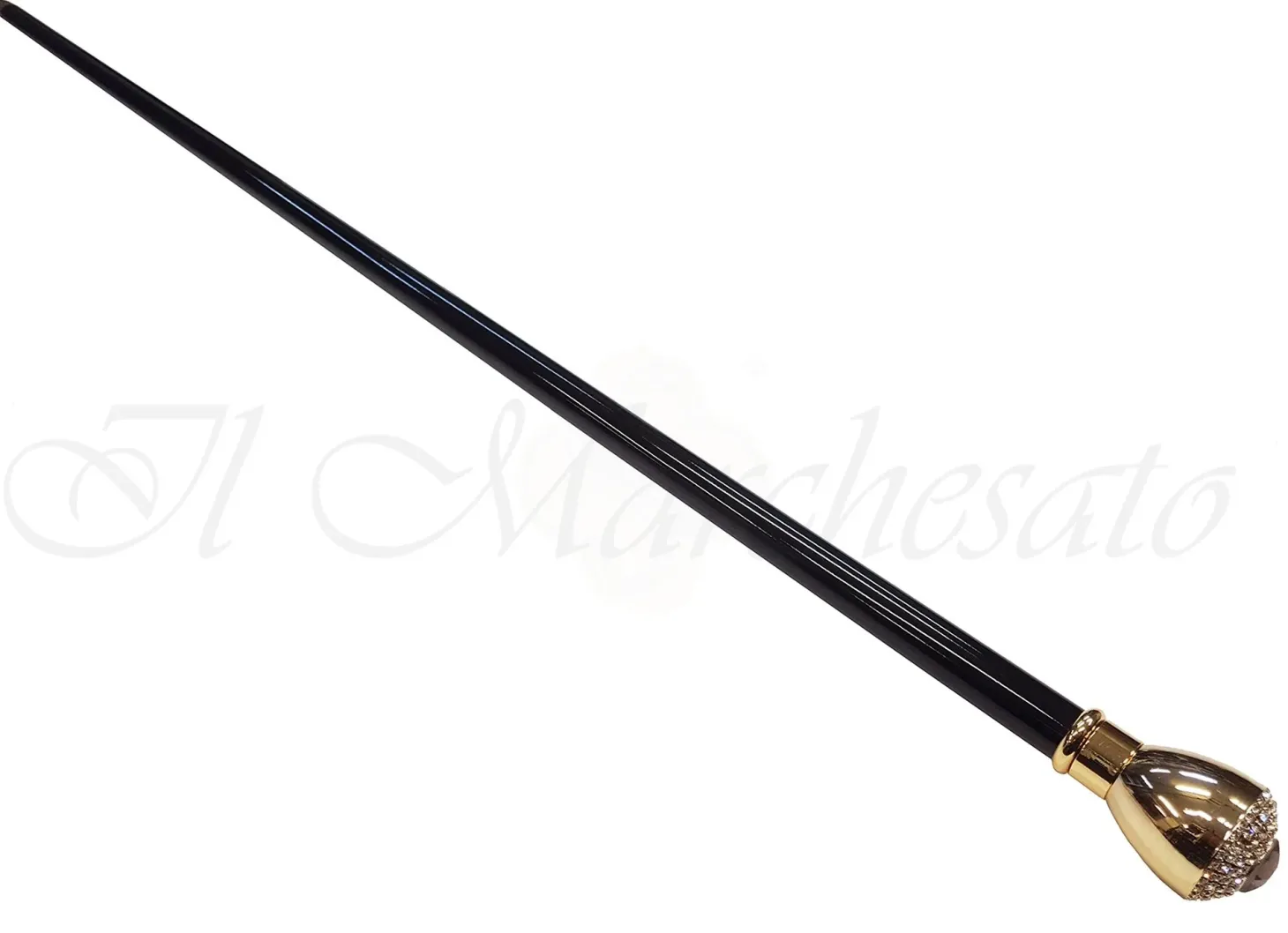 Luxurious Walkingsticks - Swarovski Crystal Encrusted Knob