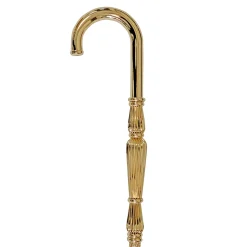 Luxury Gold plated 24K walking stick encrusted with thousands of cryst
