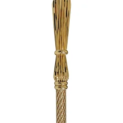 Luxury Gold plated 24K walking stick encrusted with thousands of cryst