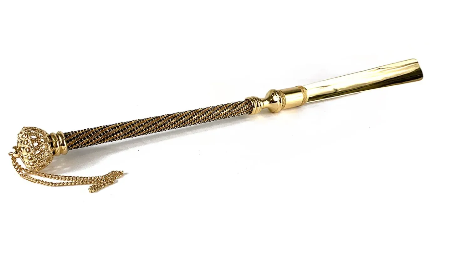 Luxury Shoehorn Encrusted with thousands of Jet crystals