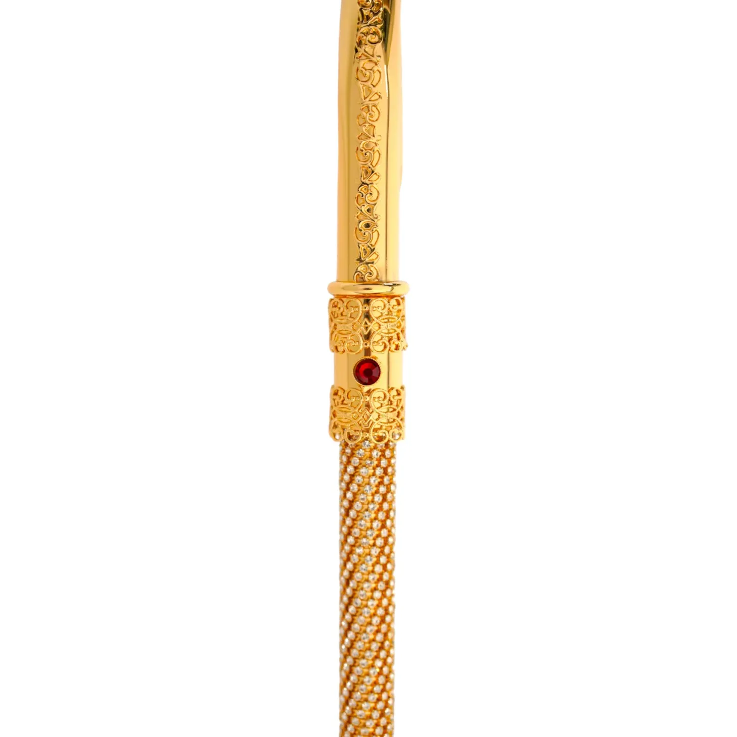 Luxury Walking Cane Encrusted with Swarovski Crystals