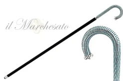 Luxury Walking stick Encrusted with hundreds Aquamarine Crystals