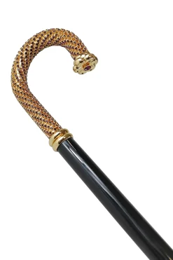 Luxury Walking stick Encrusted with hundreds Amethyst Crystals