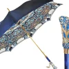 Majestic blue umbrella with turquoise crystals
