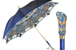 Majestic blue umbrella with turquoise crystals