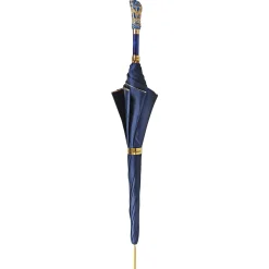 Majestic blue umbrella with turquoise crystals