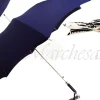 Men's Blue Umbrella - Dog Head Handle