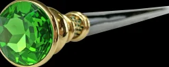 Milord Cane with big emerald crystal