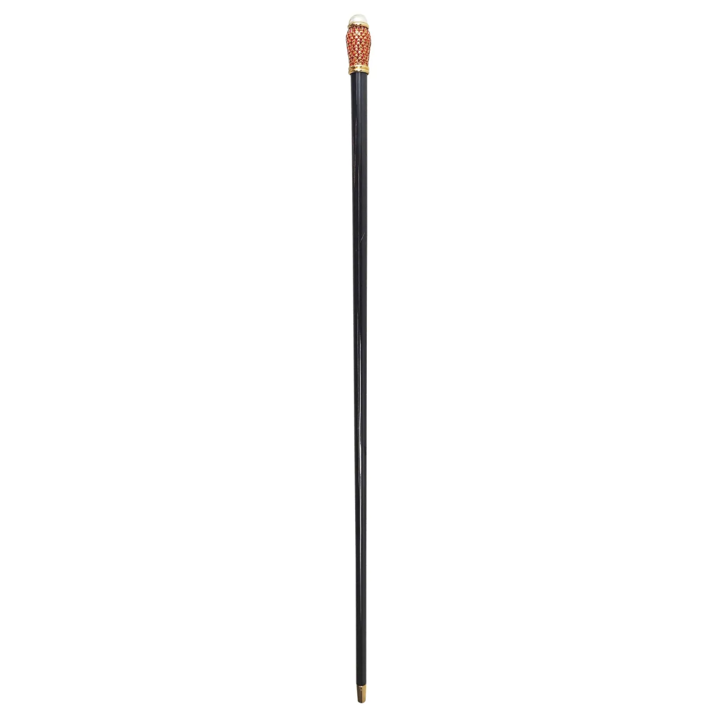 Milord Walking stick with Red crystals