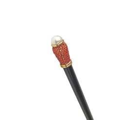Milord Walking stick with Red crystals