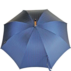 Multicolor dot umbrella with Malacca handle