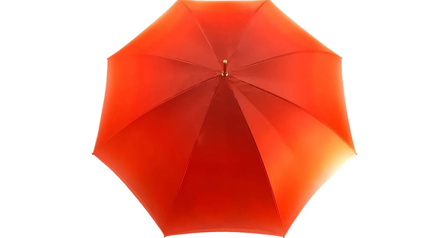 Orange Floral Umbrella, Double Canopy Luxury Ladies