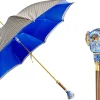Original Monkey enameled handle - Handmade umbrella