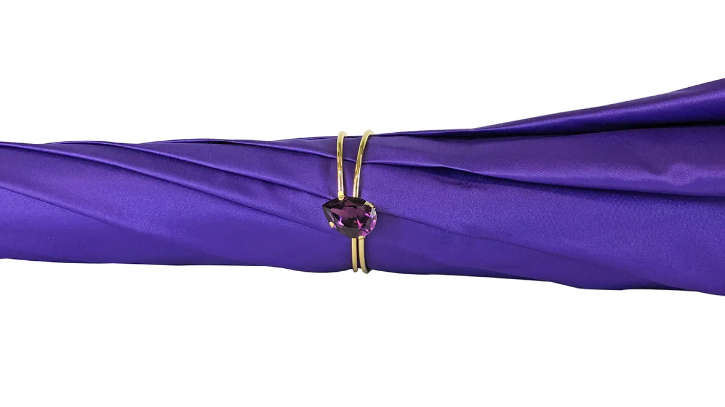 Original purple umbrella with multicolor Butterfly