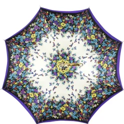 Original purple umbrella with multicolor Butterfly